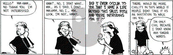 Calvin and Hobbes on Friday September 4, 2015 Comic Strip