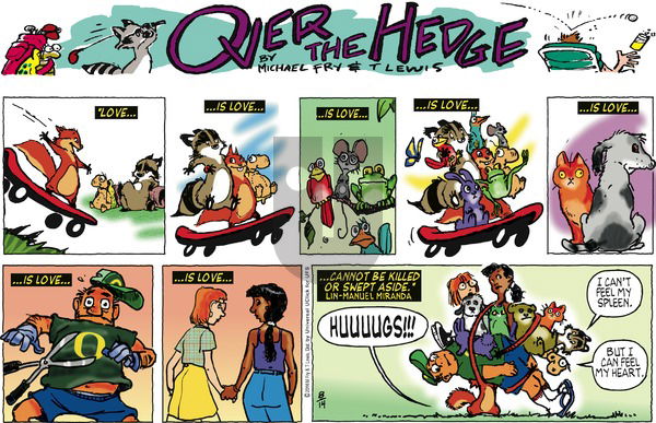 Over the Hedge on Sunday August 14, 2016 Comic Strip