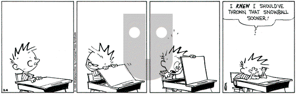 Calvin and Hobbes on Monday December 4, 1995 Comic Strip