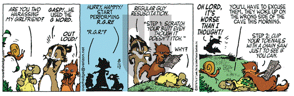 Over the Hedge on Friday August 17, 2007 Comic Strip