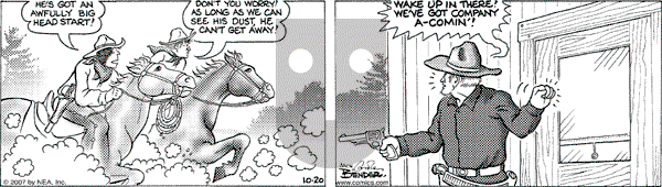 Alley Oop on Saturday October 20, 2007 Comic Strip