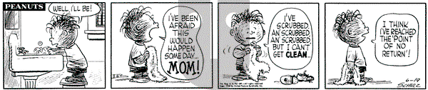 Peanuts on Tuesday June 19, 1956 Comic Strip