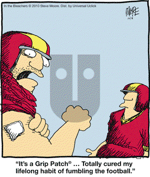 In the Bleachers on Monday October 18, 2010 Comic Strip
