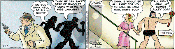 Alley Oop on Saturday January 17, 2015 Comic Strip