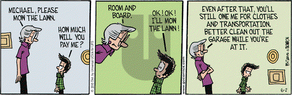 Grand Avenue on Tuesday June 2, 2015 Comic Strip