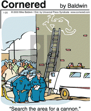 Cornered on Tuesday January 25, 2000 Comic Strip