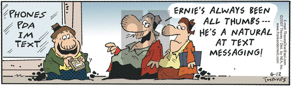 Frank and Ernest on Tuesday June 12, 2007 Comic Strip