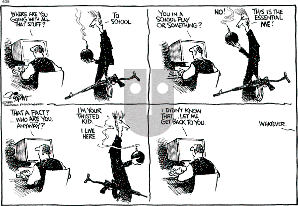 Pat Oliphant - Wednesday April 28, 1999 Comic Strip
