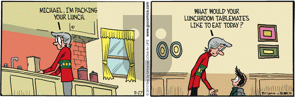 Grand Avenue on Tuesday November 27, 2012 Comic Strip