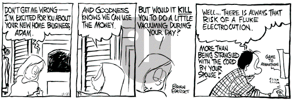 Adam@Home on Thursday November 21, 1996 Comic Strip