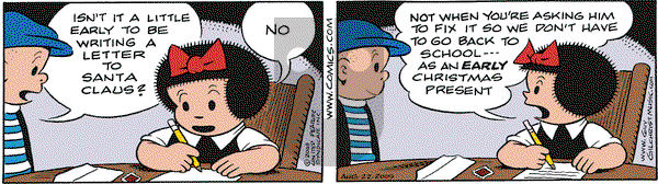 Nancy on Saturday August 22, 2009 Comic Strip