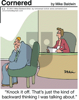 Cornered on Tuesday May 3, 2011 Comic Strip