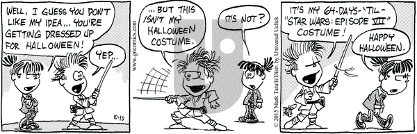 Heart of the City on Saturday October 10, 2015 Comic Strip