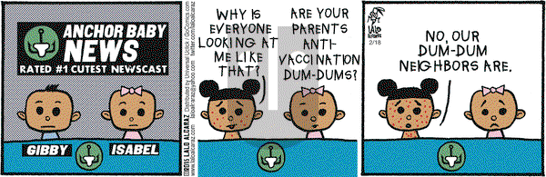 La Cucaracha on Wednesday February 18, 2015 Comic Strip