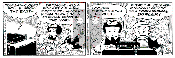 Nancy on Thursday November 15, 2007 Comic Strip
