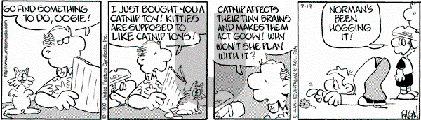 Drabble on Wednesday March 19, 1997 Comic Strip