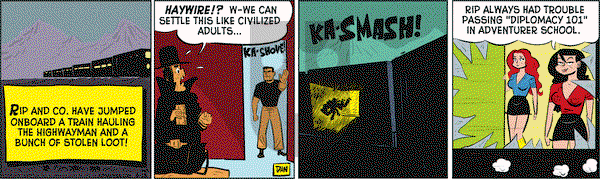 Rip Haywire on Monday August 18, 2014 Comic Strip