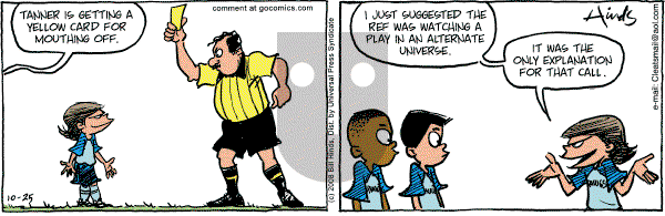 Cleats - Saturday October 25, 2008 Comic Strip