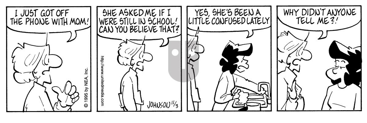 Arlo and Janis - Friday November 3, 1995 Comic Strip