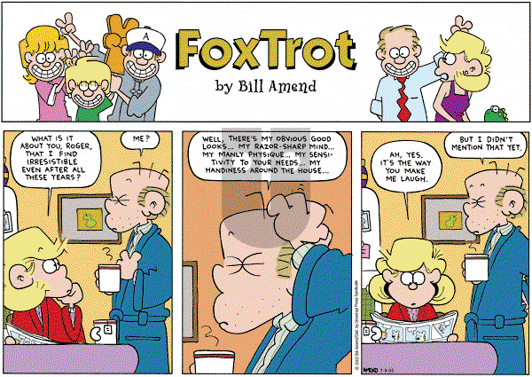 FoxTrot on Sunday January 9, 2005 Comic Strip