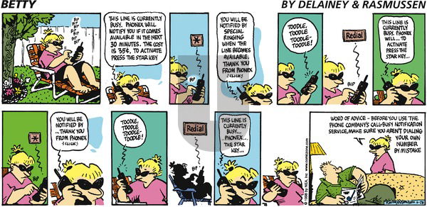 Betty on Sunday June 28, 1998 Comic Strip