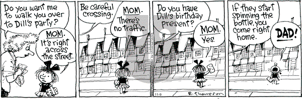 Cul de Sac on Friday November 9, 2012 Comic Strip