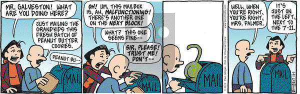 Pooch Cafe on Thursday November 1, 2012 Comic Strip