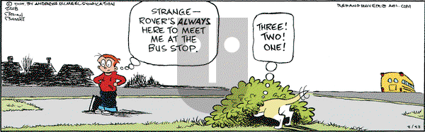 Red and Rover on Thursday February 22, 2018 Comic Strip