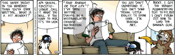 Get Fuzzy on Saturday August 11, 2012 Comic Strip