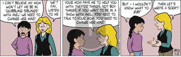 Luann on Thursday March 22, 2018 Comic Strip