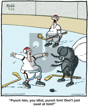 In the Bleachers on Thursday April 22, 1999 Comic Strip