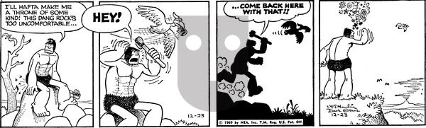 Alley Oop on Tuesday December 23, 1969 Comic Strip