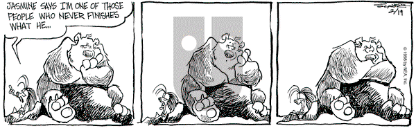 The Grizzwells - Thursday February 19, 1998 Comic Strip