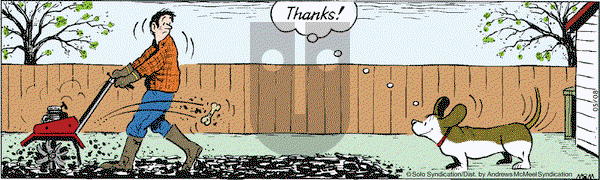 Fred Basset on Monday May 8, 2017 Comic Strip