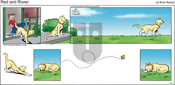 Red and Rover - Sunday July 7, 2024 Comic Strip