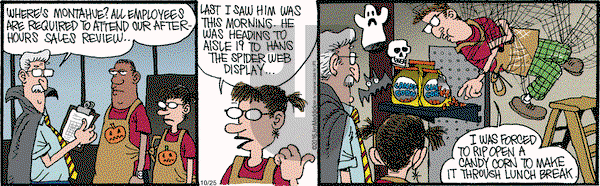 Monty on Tuesday October 25, 2016 Comic Strip
