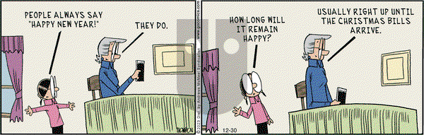 Grand Avenue on Saturday December 30, 2023 Comic Strip