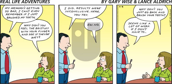 Real Life Adventures on Sunday April 8, 2018 Comic Strip