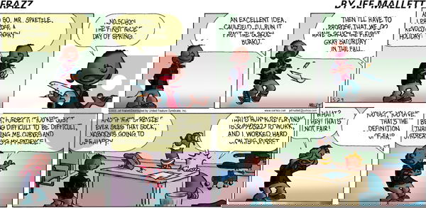 Frazz on Sunday May 29, 2005 Comic Strip