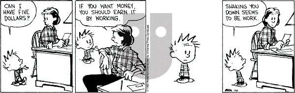 Calvin and Hobbes - Friday October 2, 1992 Comic Strip