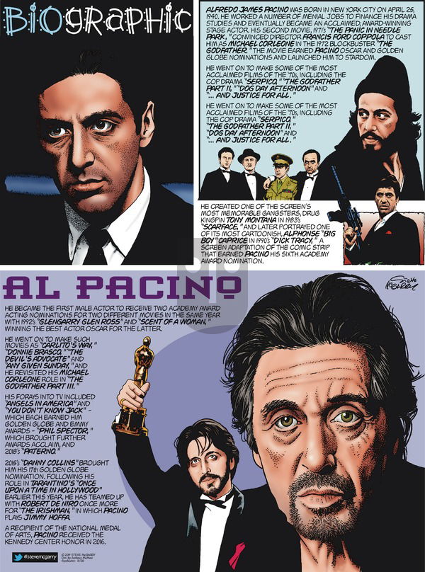 Biographic - Sunday October 20, 2019 Comic Strip