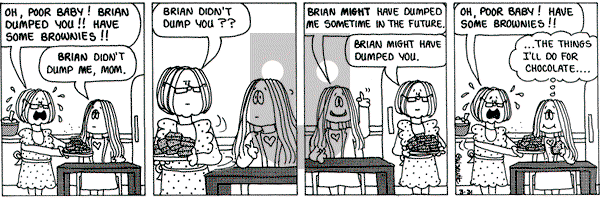 Cathy Classics on Thursday March 31, 1983 Comic Strip