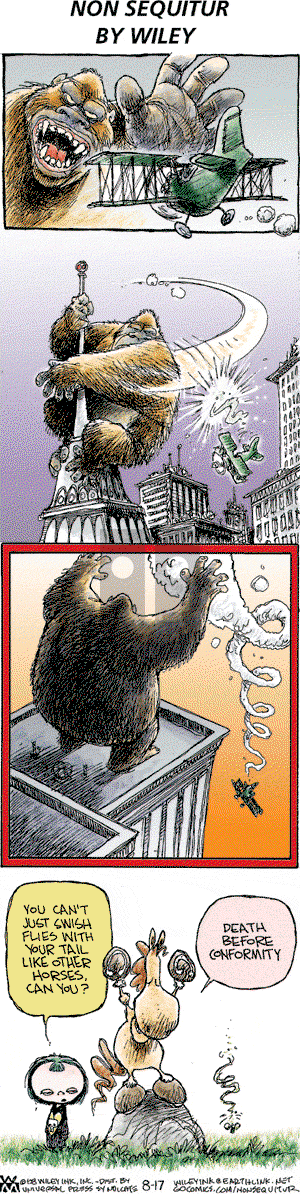 Non Sequitur on Sunday August 17, 2008 Comic Strip