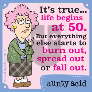 Aunty Acid on Sunday December 28, 2014 Comic Strip