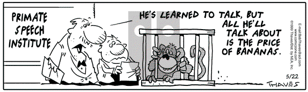 Frank and Ernest on Sunday March 5, 2000 Comic Strip