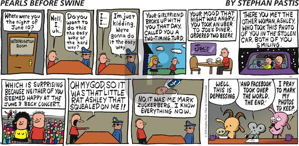 Pearls Before Swine on Sunday September 2, 2018 Comic Strip