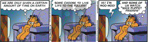 Garfield on Tuesday January 4, 2011 Comic Strip