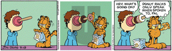 Garfield on Friday March 19, 2004 Comic Strip
