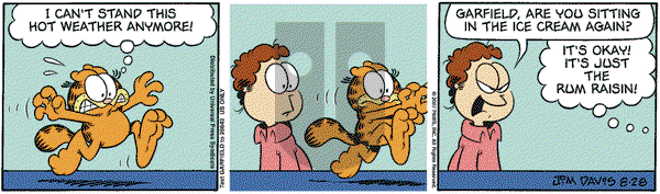 Garfield on Tuesday August 28, 2007 Comic Strip