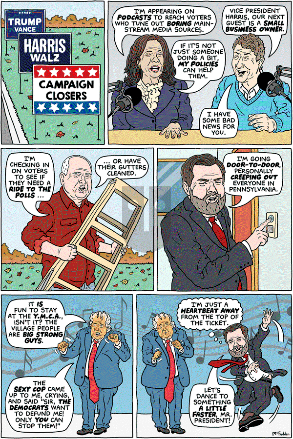 Brian McFadden on Monday October 21, 2024 Comic Strip